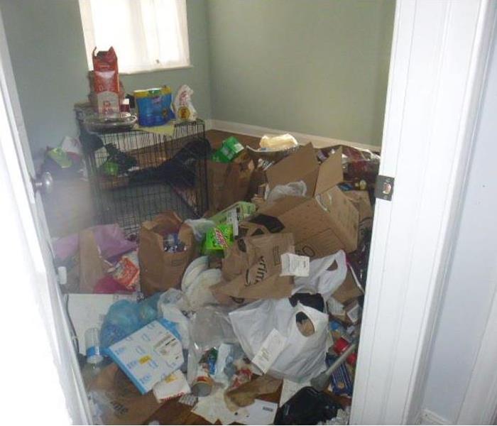 Trash covering room (hoarding)