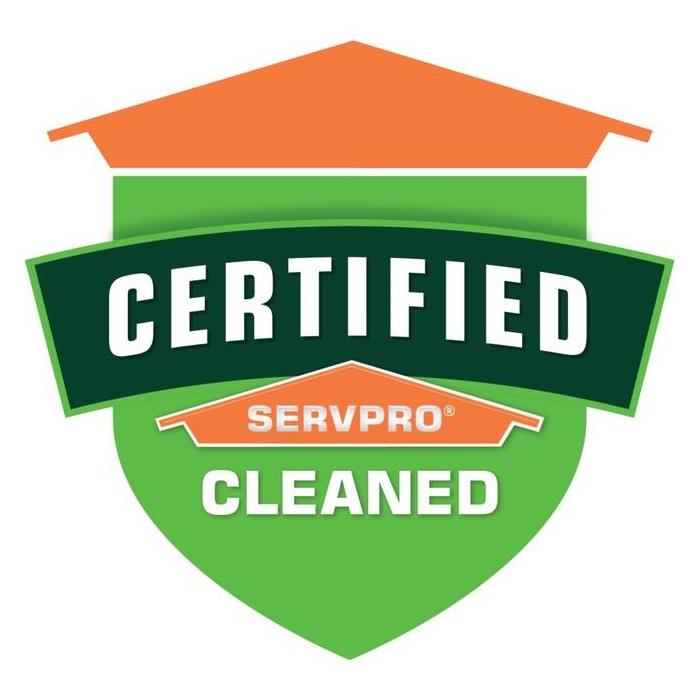 Certified: SERVPRO Cleaned - SERVPRO of South Charlotte